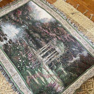 Thomas Kinkade Tapestry Throw Blanket